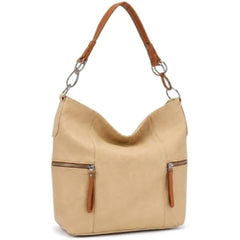 Rosvovo Genuine Leather Shoulder Bags for Women | Soft Full Grain Leather Handbag, Stylish Slouchy Hobo, Tote Style
