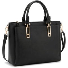 Rosvovo Laptop Bag for Women | Professional Work Tote, Large Purse, Structured Business Handbag, Office and University
