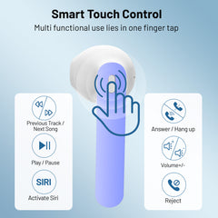 MyDepot Wireless Earbuds 40H Playtime, Deep Bass, LED Case, Waterproof Mic