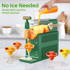 Mydepot Slushie Machine, 15-Minute Slushy Machine(Fastest Results) For Home, Frozen Drink And Slushie Maker With 6 Preset Programs, 12-Hours Long-Lasting Cooling