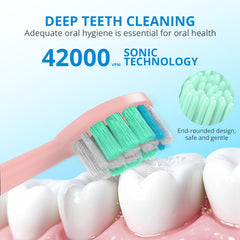 MyDepot Electric Toothbrush USB Rechargeable Sonic Toothbrush for Adults