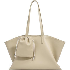 Rosvovo Genuine Leather Tote Bag for Women, Soft Purses Handbags Shoulder Fashion Top Handle Bag Large Capacity