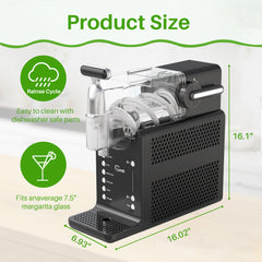 Mydepot Slushie Machine, 15-Minute Slushy Machine(Fastest Results) For Home, Frozen Drink And Slushie Maker With 6 Preset Programs, 12-Hours Long-Lasting Cooling