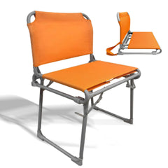 MyDepot Stadium Seat for Bleachers with Legs, Portable Folding Stadium Chair Bleacher Chair with Back Support & Shoulder Strap for Camping & Outdoor Events