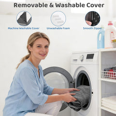 MyDepot Dog Stairs Ramp for Small Dogs and Cats, 3/4/5 Step Curved Pet Dog Steps with High-Density Foam for Puppy and Older Cats, Indoor Non-Slip Pet Ladder Ramp Stairs for Couch, High Beds, Sofa, Car