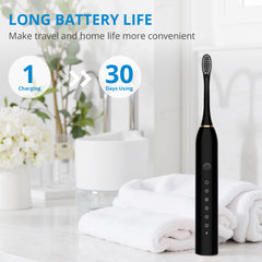 MyDepot Electric Toothbrush USB Rechargeable Sonic Toothbrush for Adults