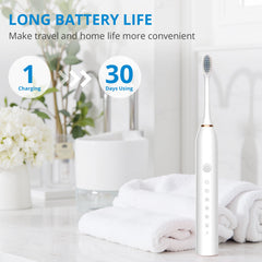 MyDepot Electric Toothbrush USB Rechargeable Sonic Toothbrush for Adults
