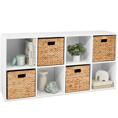 Mydepot 6 8 9 Cube Storage Organizer, Open Bookcase, Space-Saving Display Shelf with Removable Back Panels, Easy Assembly