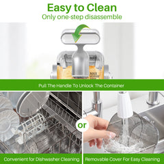 Mydepot Slushie Machine, 15-Minute Slushy Machine(Fastest Results) For Home, Frozen Drink And Slushie Maker With 6 Preset Programs, 12-Hours Long-Lasting Cooling