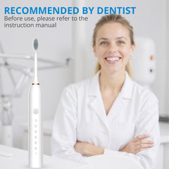 MyDepot Electric Toothbrush USB Rechargeable Sonic Toothbrush for Adults