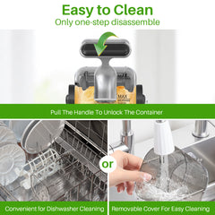 Mydepot Slushie Machine, 15-Minute Slushy Machine(Fastest Results) For Home, Frozen Drink And Slushie Maker With 6 Preset Programs, 12-Hours Long-Lasting Cooling