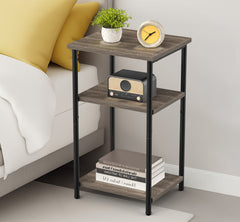 MyDepot 2 Pack Side Table, Small End Table, Tall Nightstand for Living Room, Bedroom, Office, Bathroom