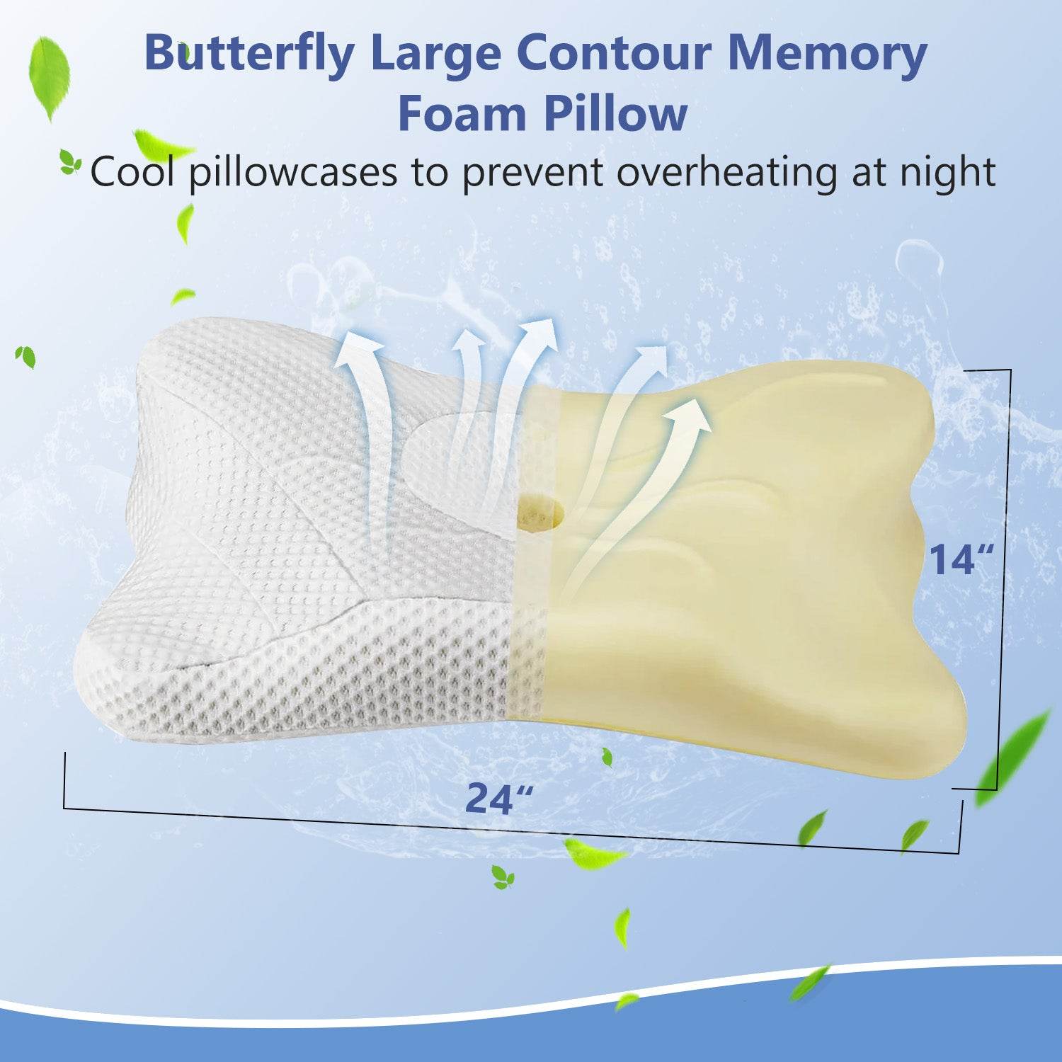 MyDepot Cervical Pillow
Butterfly Large Contour MemoryFoam Pillow