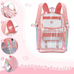 MyDepot Cute Clear Backpack,
Backpack details!