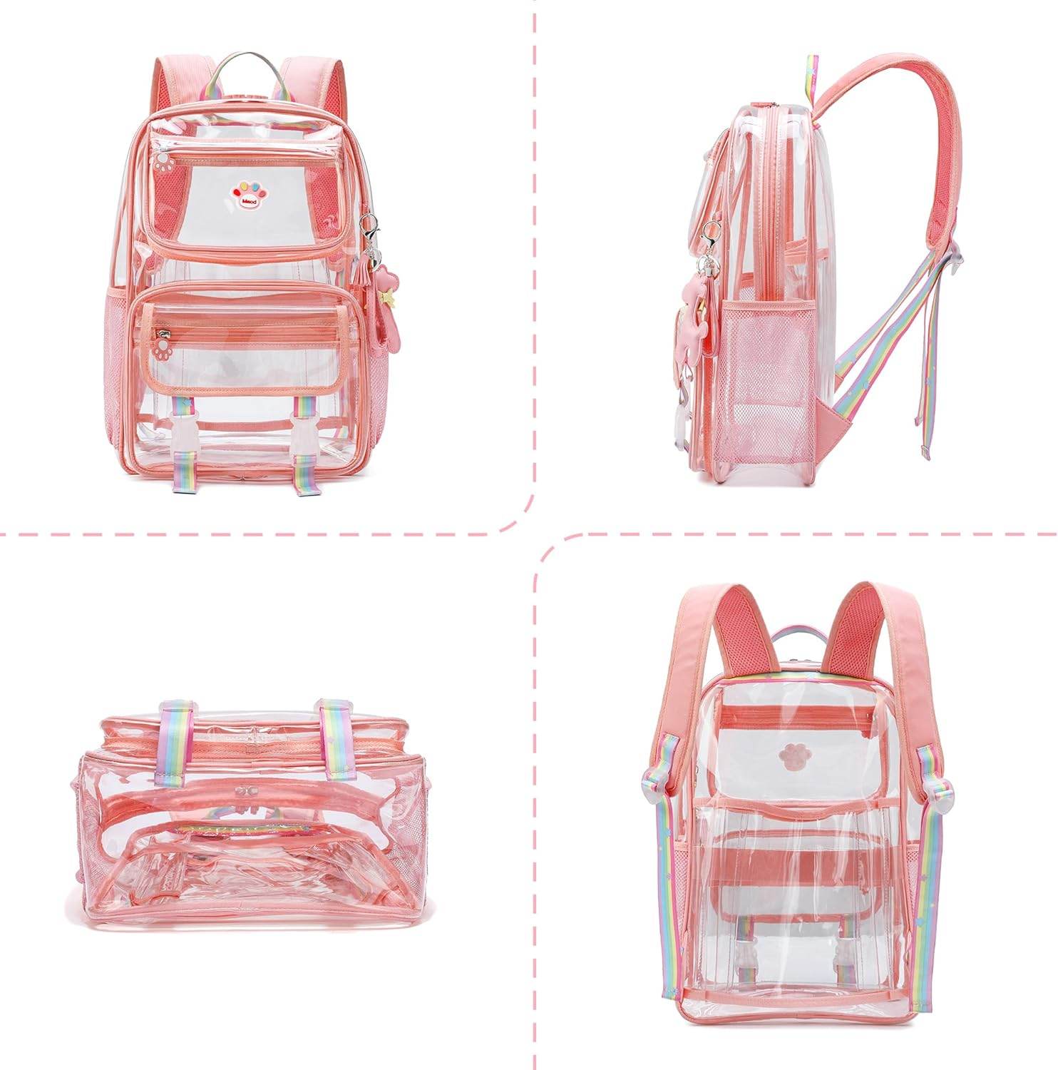 MyDepot Cute Clear Backpack,
Pink
SPMD-X003S32G95