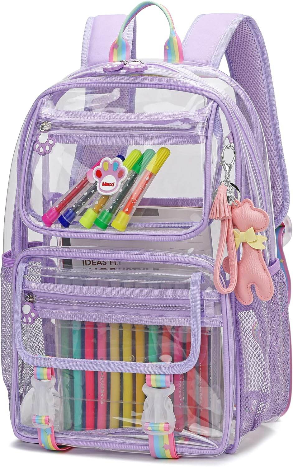 MyDepot Cute Clear Backpack,
Purple
SPMD-X003QBQGXB