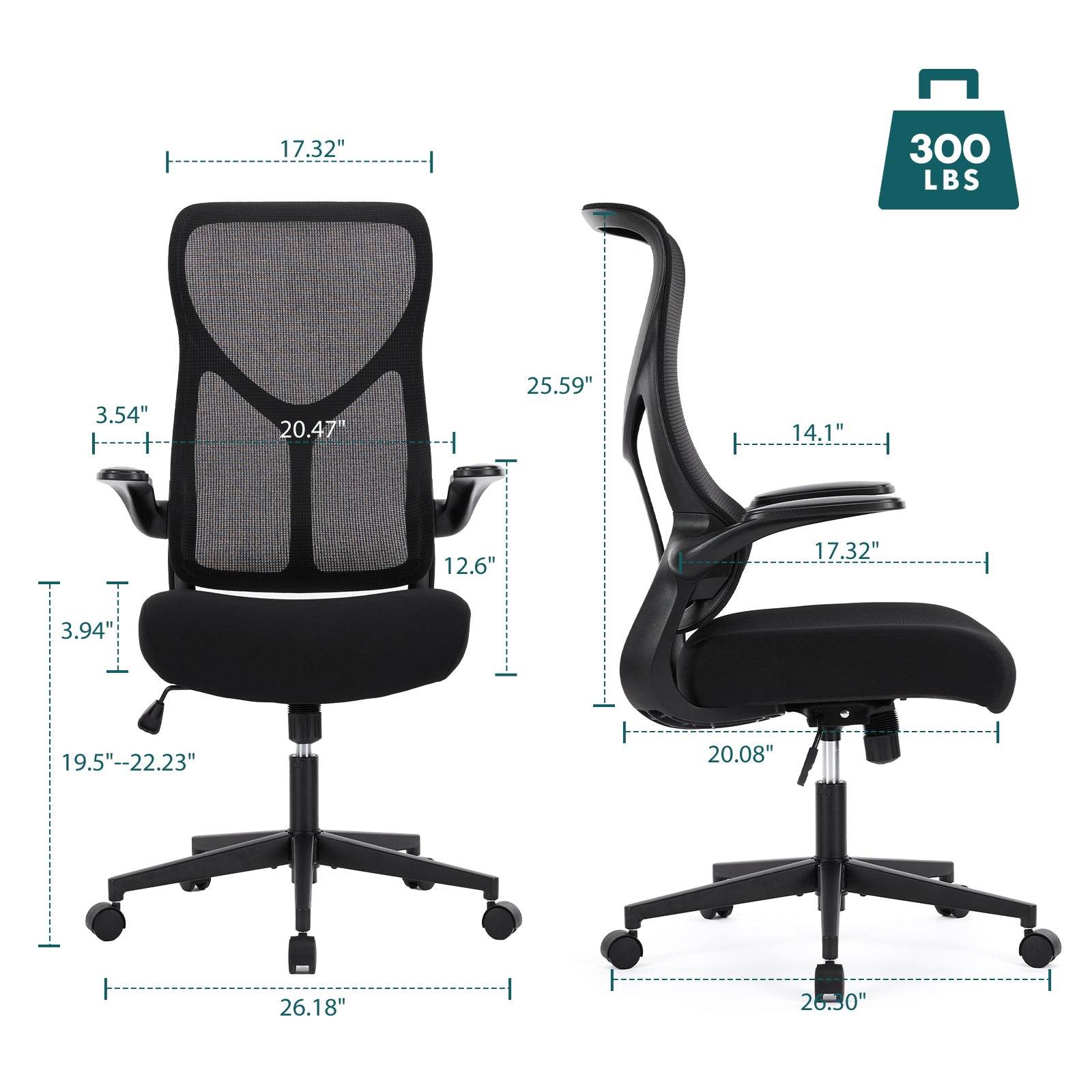 MyDepot Executive High Back Computer Chair
Black
SPMD-C-3718-1B-BK