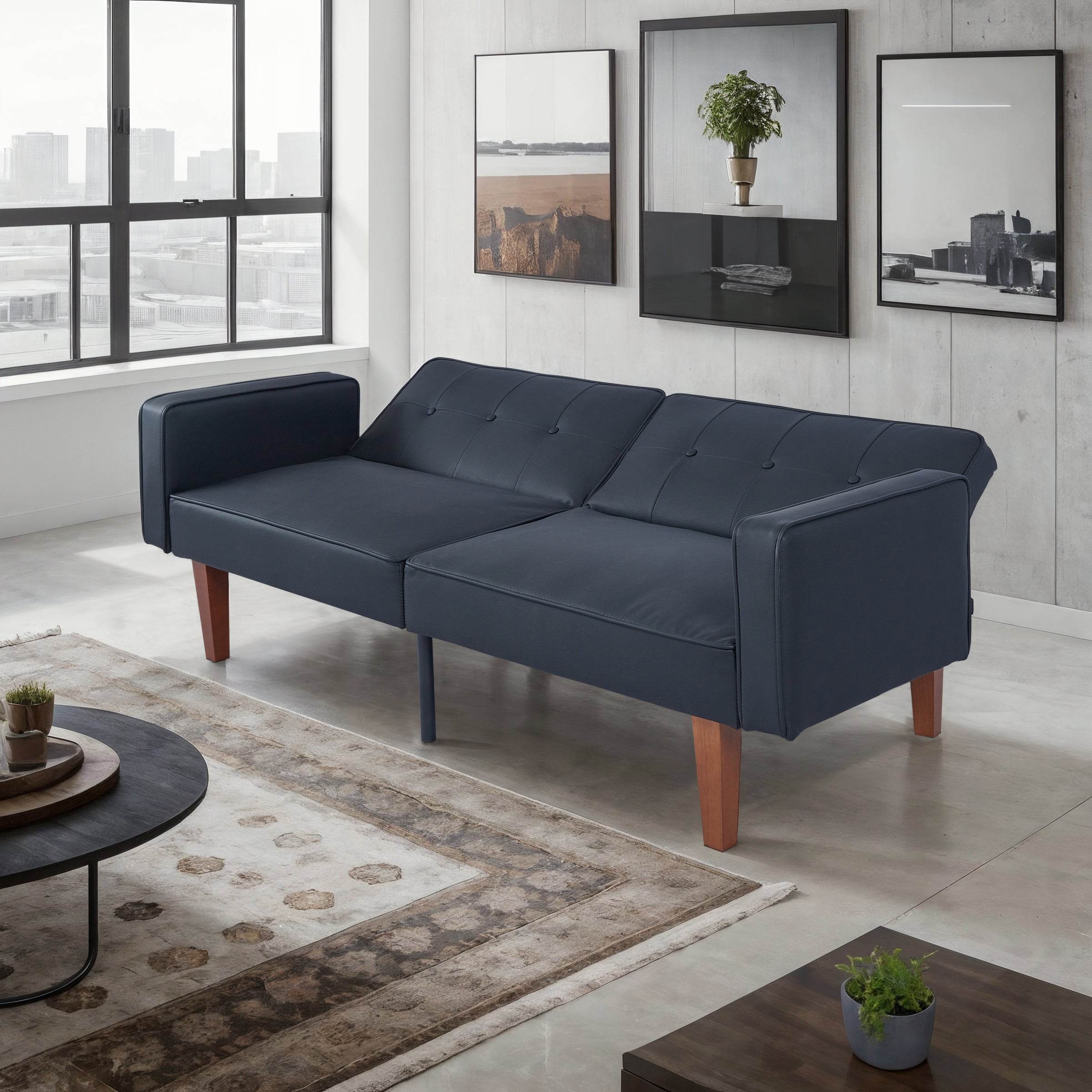 MyDepot Futon Sofa
PU Leather-Black
SPMD-2131-BLACK