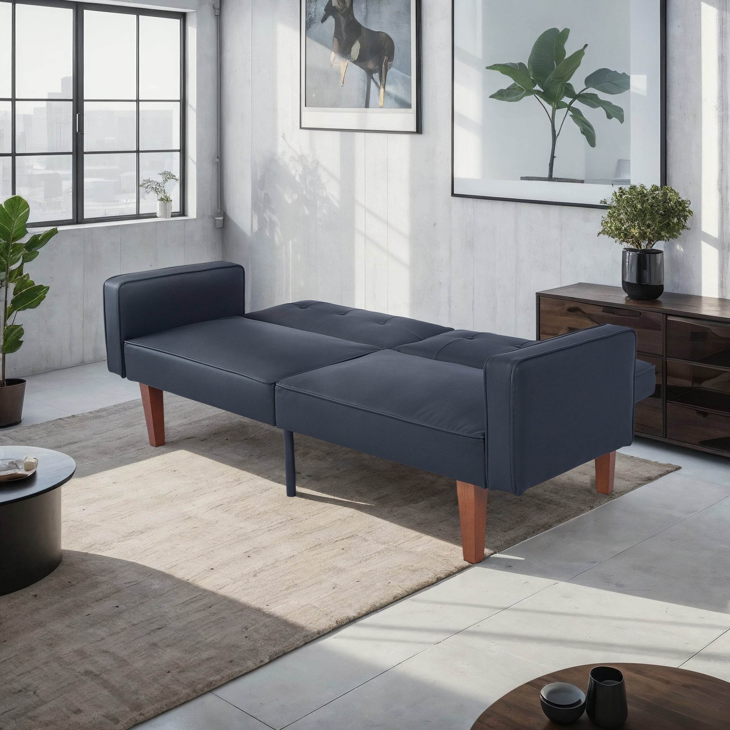 MyDepot Futon Sofa
PU Leather-Black
SPMD-2131-BLACK