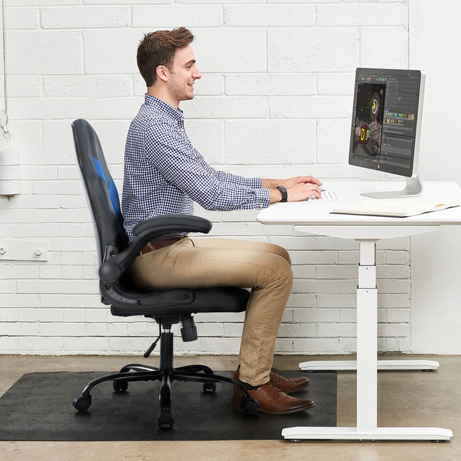 MyDepot Gaming Reclining High-Back Ergonomic Chair
Blue
SPMD-C-3895-BKBU