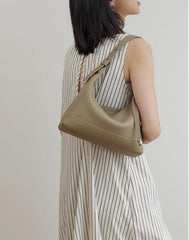 Rosvovo Genuine Leather crossbody Bag for Women, Slouchy crescent Hobo bag Purses shoulder bag with Adjustable Strap