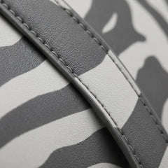 Rosvovo Zebra Print Purse | Oversized Striped Satchel Shoulder Bag, Women