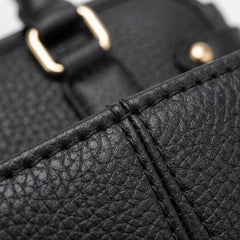 Rosvovo Leather Tote Bags | Minimalist East West Shoulder Bag, Women, Luxury Handbag, Professional, Daily Use