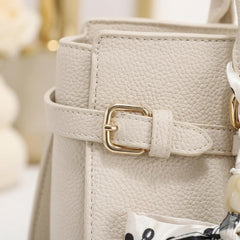 Rosvovo Women's Shoulder Bag | Structured Square Purse, Top Handle