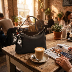 Rosvovo Leather Tote Bag for Women - Slouchy Hobo Shoulder Bag | Designer Inspired, Large Capacity Handbag