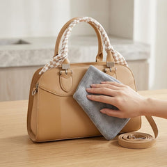 Rosvovo Small Top Handle Bag - Elegant Brown Structured Satchel Purse for Women, Designer-Inspired Small Tote Handbag