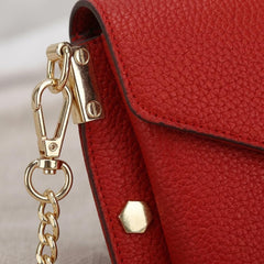 Rosvovo Red Crossbody Purse - Small Mini Red Purse for Women | Stadium Approved Micro Bag, Phone, Essentials
