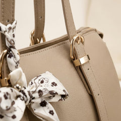 Rosvovo Leather Tote Bag | Elegant Top Handle Purse