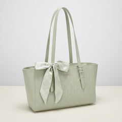 Rosvovo Tote Bag for Women | Large Capacity Tote, Stylish Mint Green Handbag, Work, School