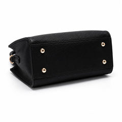 Rosvovo Olive Leather Handbag for Women - Elegant Shoulder Bag & Tote with Adjustable Strap