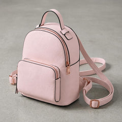 Rosvovo Mini Backpack Purse - Stylish Small Backpack for Women, Compact Pink Fashionable Daypack