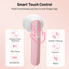 MyDepot Wireless Earbuds 40H Playtime, Deep Bass, LED Case, Waterproof Mic