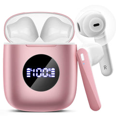 MyDepot Wireless Earbuds 40H Playtime, Deep Bass, LED Case, Waterproof Mic