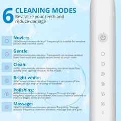 MyDepot Electric Toothbrush USB Rechargeable Sonic Toothbrush for Adults