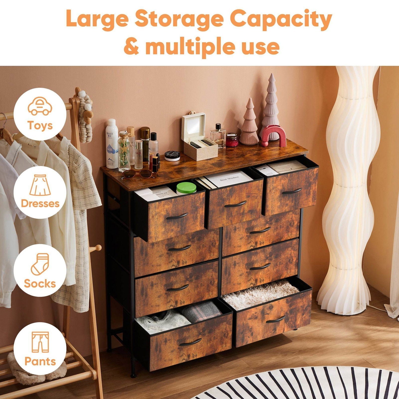 My Depot 9-Drawer
Large Storage Capacity& multiple use