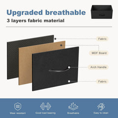My Depot Bedroom Dresser with 6 Fabric Drawers
Upgraded breathable