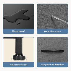 My Depot Bedroom Dresser with 6 Fabric Drawers
Waterproof
Wear Resistant
Adjustable Feet
Easy-to-Pull Handles