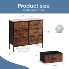 My Depot Bedroom Dresser with 6 Fabric Drawers
Product size