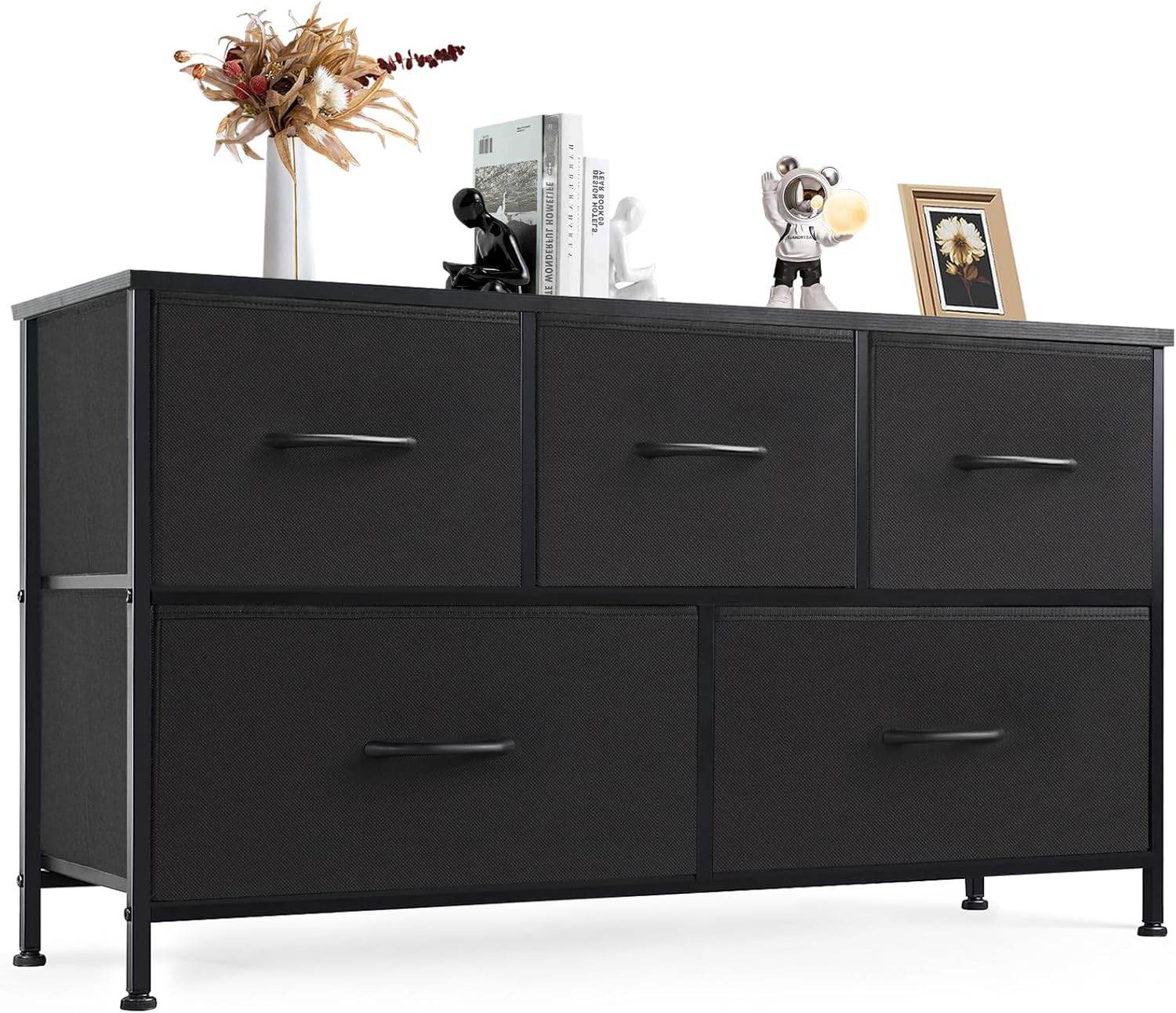 My Depot Dresser with 5 Fabric Drawers
Black
SPMD-CAB-5BC-BK
