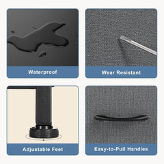 My Depot Dresser with 5 Fabric Drawers
Waterproof
Wear Resistant
Adjustable Feet
Easy-to-Pull Handles