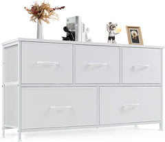 My Depot Dresser with 5 Fabric Drawers
White
SPMD-CAB-5BC-WT