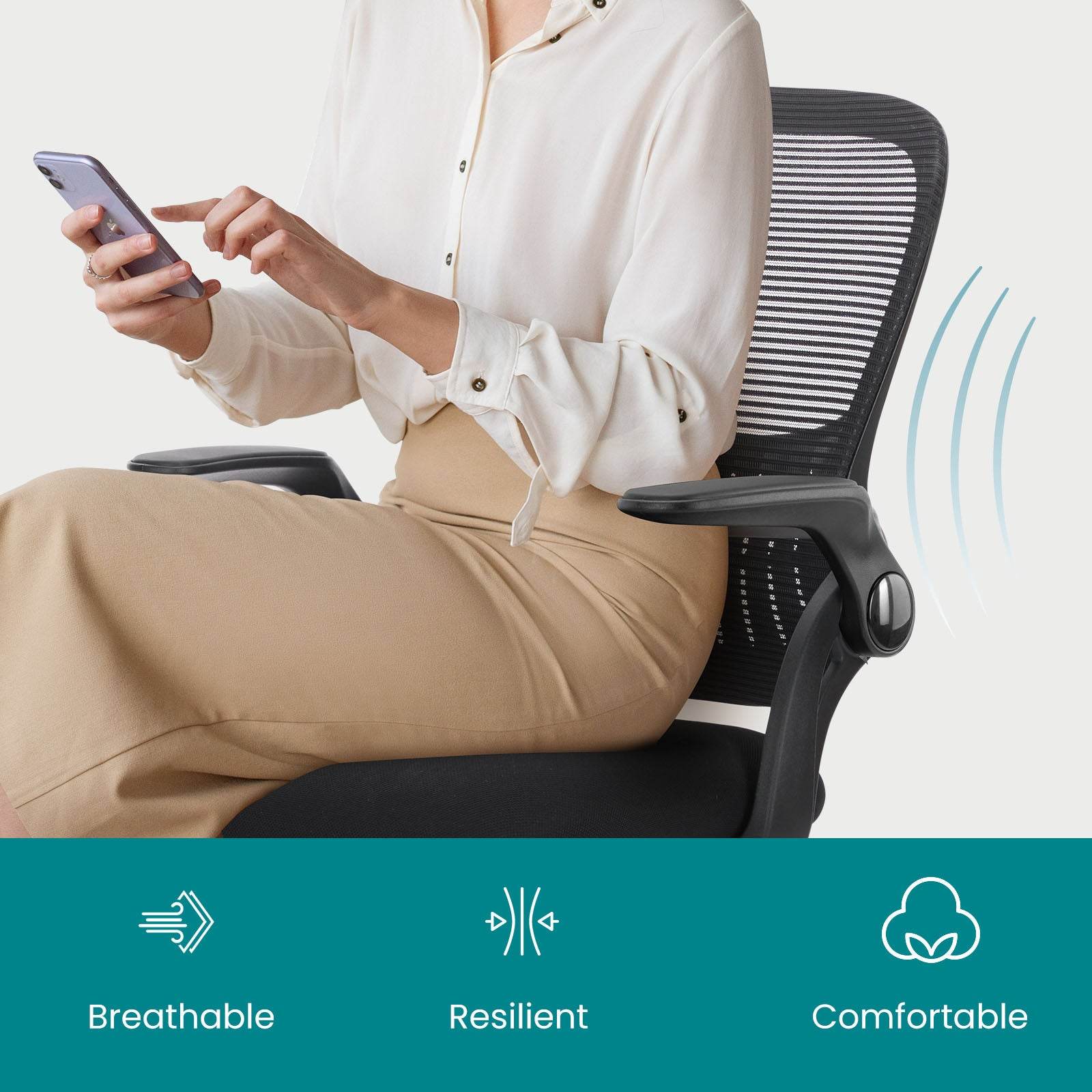 MyDepot Ergonomic Office Mesh Chair Black
SPMD-C-3718-1B-BK