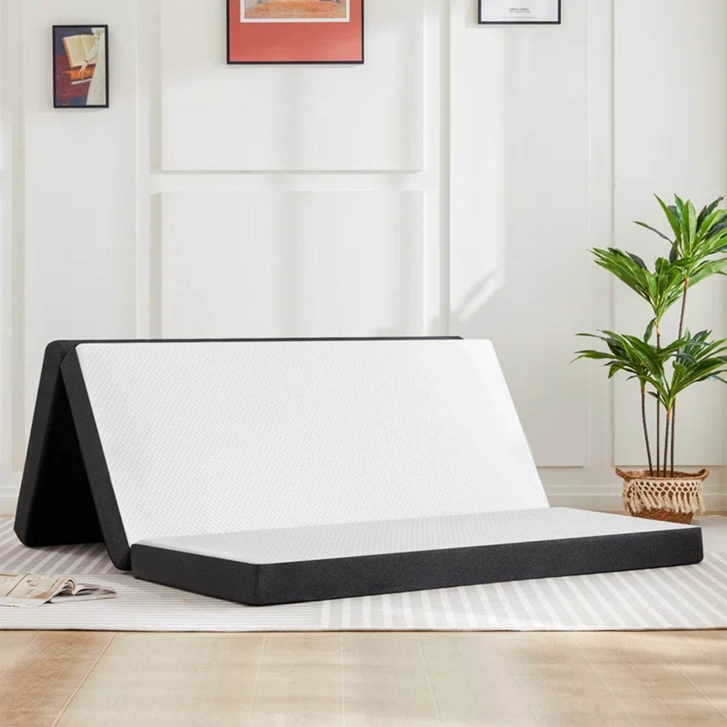 My Depot Folding Mattress Tri-fold Memory Foam for Camping with Washable Cover - My Depot