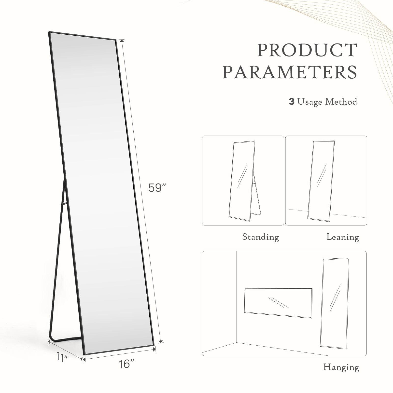 MyDepot Full LengthMirror
PRODUCTPARAMETERS