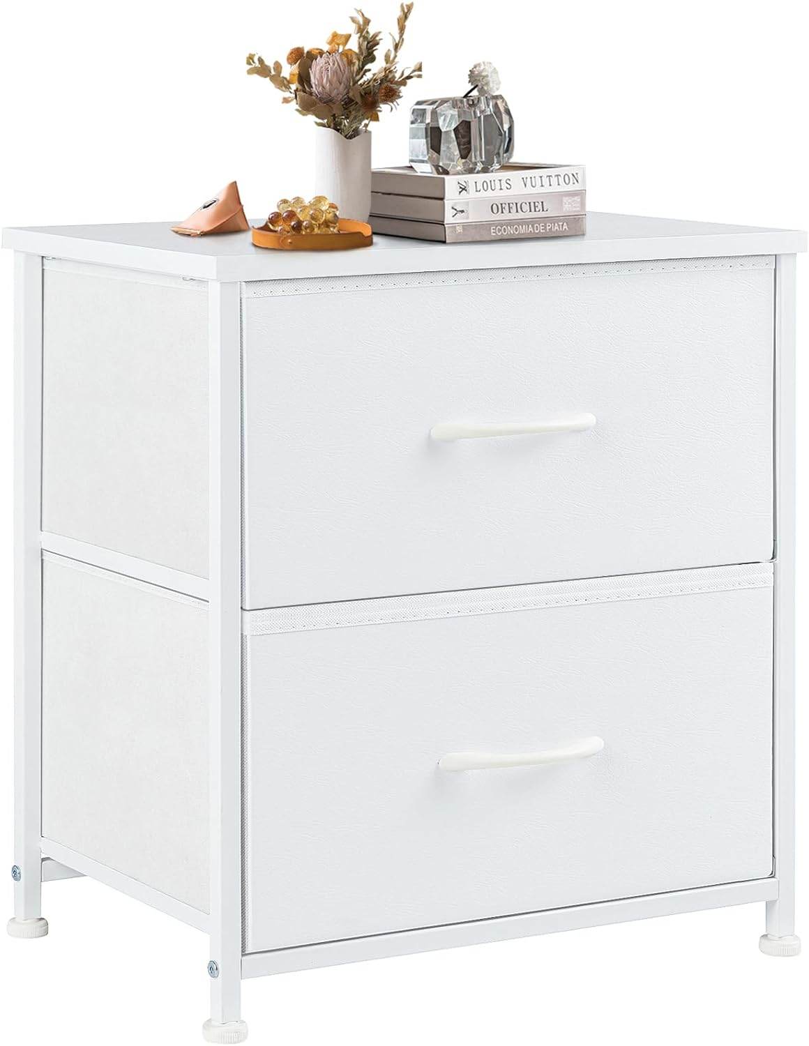 My Depot Nightstand with 2 Fabric Drawers
White
SPMD-CAB-2BC-WT