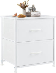 My Depot Nightstand with 2 Fabric Drawers
White
SPMD-CAB-2BC-WT